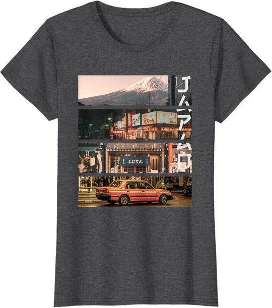 Ästhetischer Stil Vaporwave Japan 80er 90er Tokyo Osaka T-Shirt