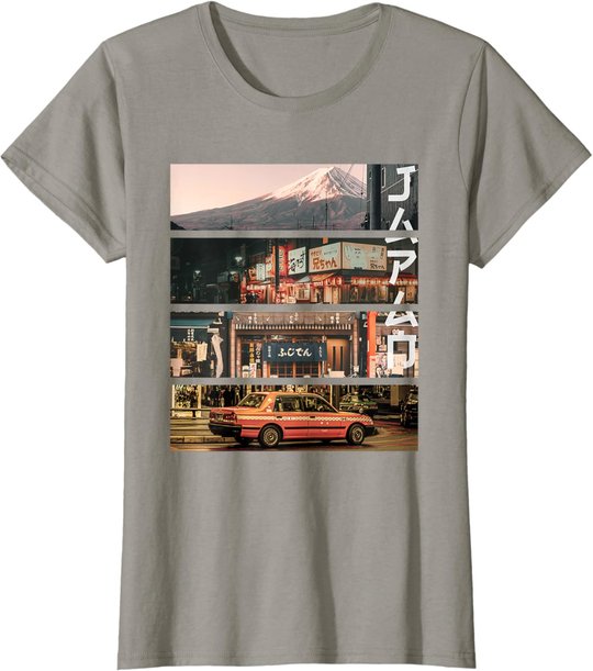 Ästhetischer Stil Vaporwave Japan 80er 90er Tokyo Osaka T-Shirt