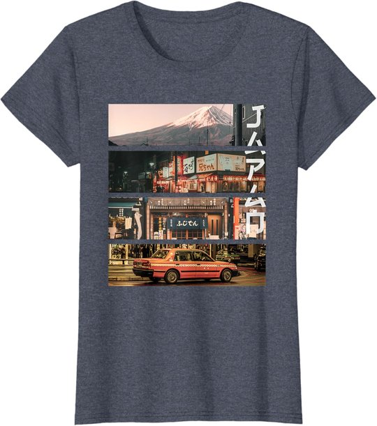 Ästhetischer Stil Vaporwave Japan 80er 90er Tokyo Osaka T-Shirt