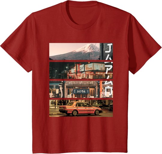 Ästhetischer Stil Vaporwave Japan 80er 90er Tokyo Osaka T-Shirt