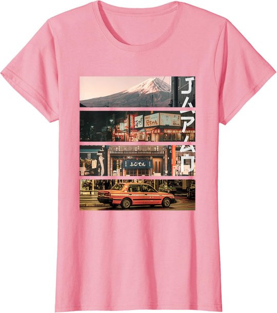 Ästhetischer Stil Vaporwave Japan 80er 90er Tokyo Osaka T-Shirt