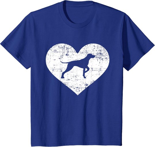 Deutsch Kurzhaar Herz T-Shirt