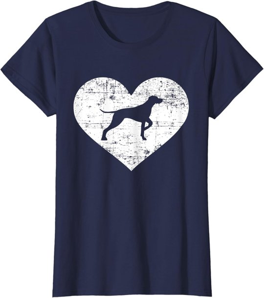 Deutsch Kurzhaar Herz T-Shirt