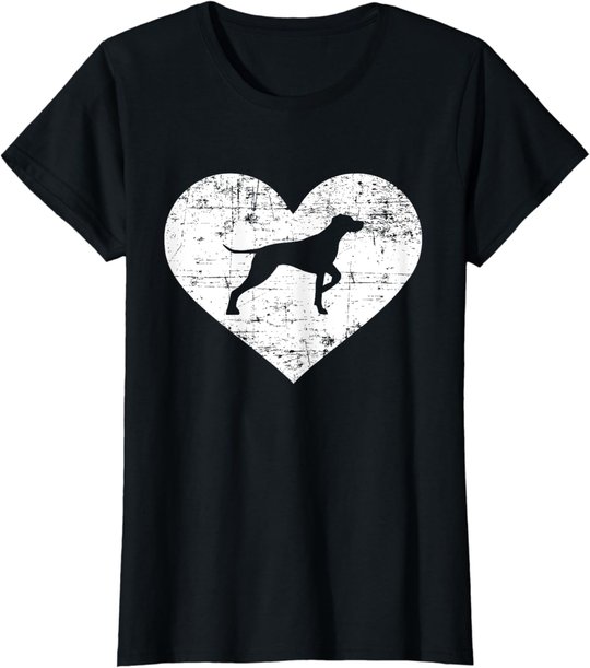 Deutsch Kurzhaar Herz T-Shirt