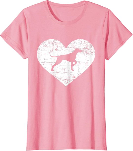 Deutsch Kurzhaar Herz T-Shirt
