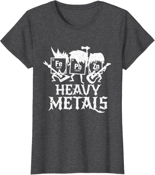 Heavy Metals Funny Periodensystem Chemie T-Shirt