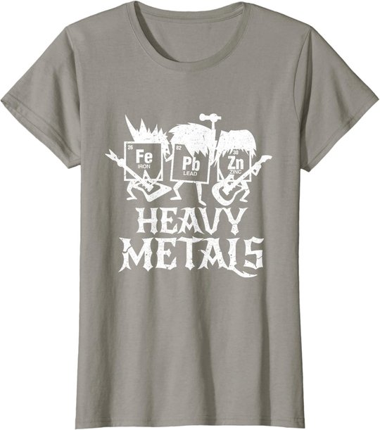 Heavy Metals Funny Periodensystem Chemie T-Shirt