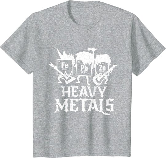 Heavy Metals Funny Periodensystem Chemie T-Shirt