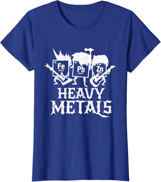 Heavy Metals Funny Periodensystem Chemie T-Shirt
