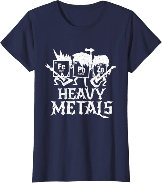 Heavy Metals Funny Periodensystem Chemie T-Shirt