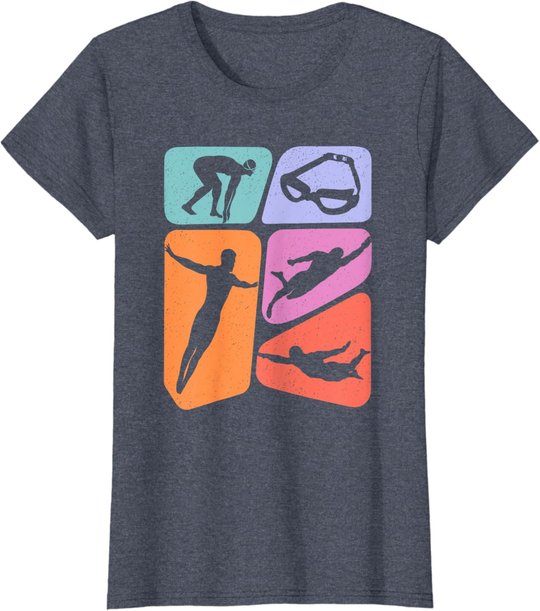 Schwimmen Schwimmsport Schwimm Jungen Schwimmer Kinder T-Shirt