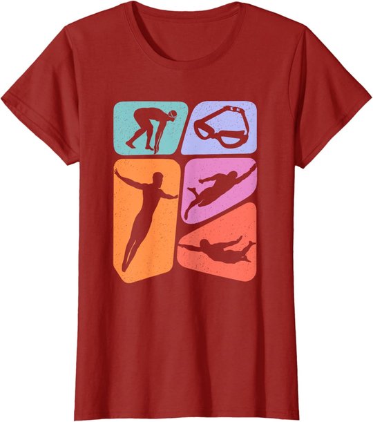 Schwimmen Schwimmsport Schwimm Jungen Schwimmer Kinder T-Shirt