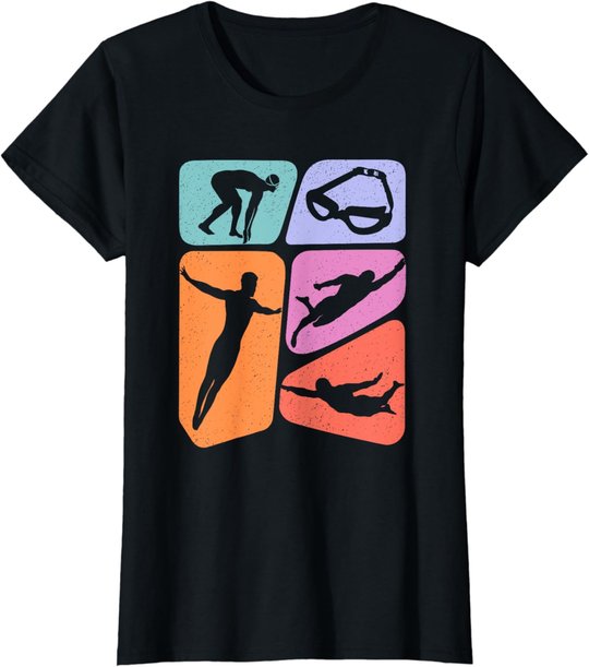Schwimmen Schwimmsport Schwimm Jungen Schwimmer Kinder T-Shirt
