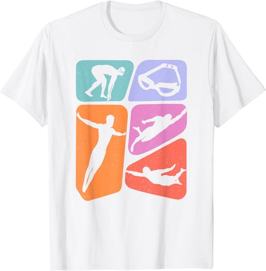 Schwimmen Schwimmsport Schwimm Jungen Schwimmer Kinder T-Shirt