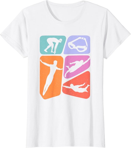Schwimmen Schwimmsport Schwimm Jungen Schwimmer Kinder T-Shirt