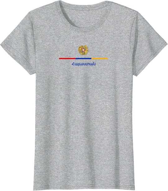 Armenien Wappen Logo Emblem Armenische Flagge Westasien Kultur T-Shirt