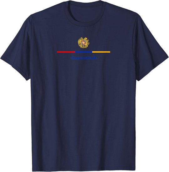 Armenien Wappen Logo Emblem Armenische Flagge Westasien Kultur T-Shirt