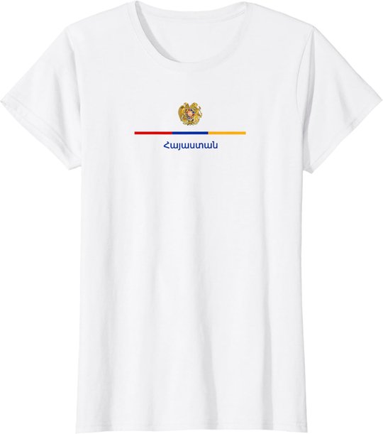 Armenien Wappen Logo Emblem Armenische Flagge Westasien Kultur T-Shirt