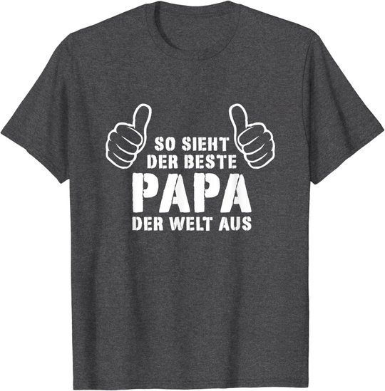 Bester Papa Der Welt - Geschenk Vatertag Geschenkideen Papa T-Shirt