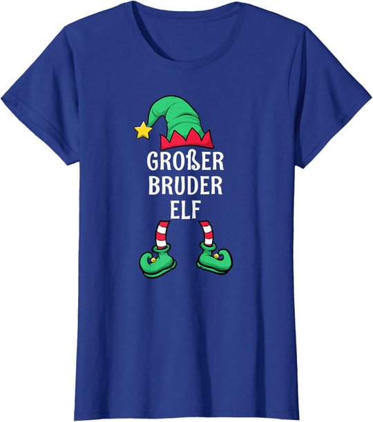 Big Brother Elf Partner Look Family Outfit Christmas T-Shirt