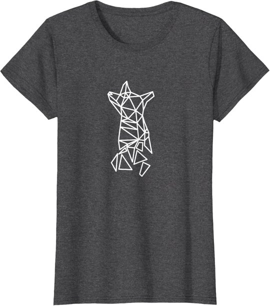 Fuchs Geometrisch Print Polygon Fox Low Poly Design Fuchs T-Shirt