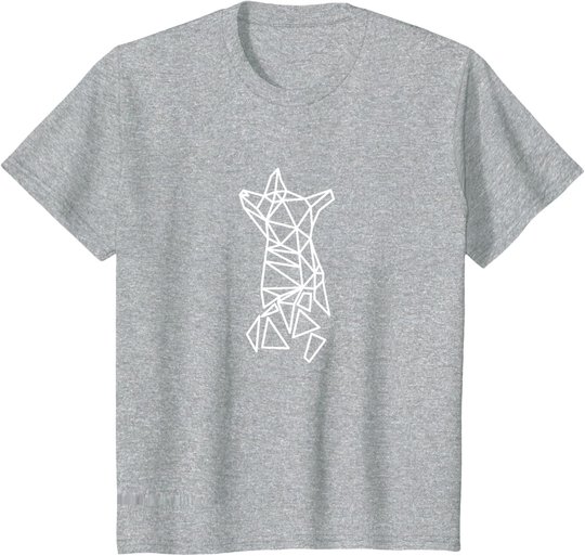 Fuchs Geometrisch Print Polygon Fox Low Poly Design Fuchs T-Shirt