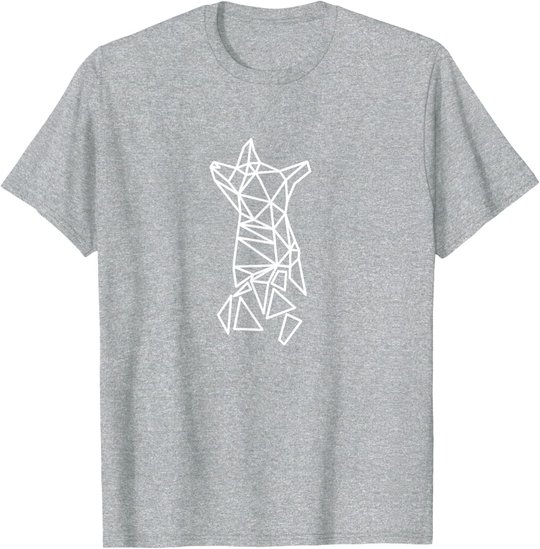 Fuchs Geometrisch Print Polygon Fox Low Poly Design Fuchs T-Shirt