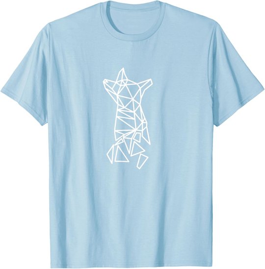 Fuchs Geometrisch Print Polygon Fox Low Poly Design Fuchs T-Shirt