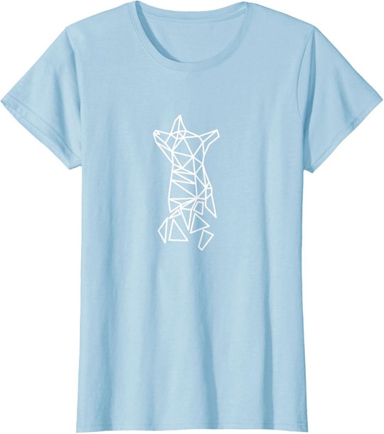 Fuchs Geometrisch Print Polygon Fox Low Poly Design Fuchs T-Shirt
