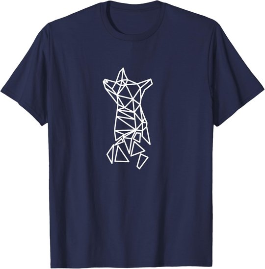 Fuchs Geometrisch Print Polygon Fox Low Poly Design Fuchs T-Shirt