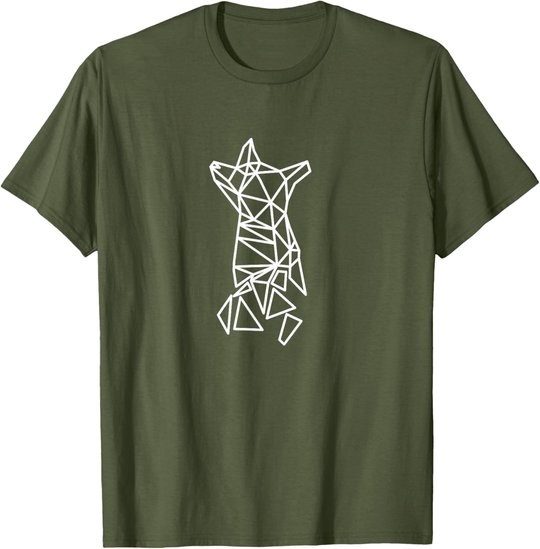 Fuchs Geometrisch Print Polygon Fox Low Poly Design Fuchs T-Shirt