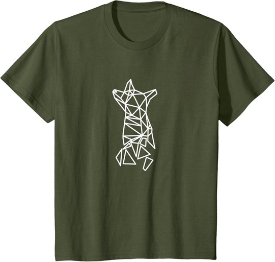 Fuchs Geometrisch Print Polygon Fox Low Poly Design Fuchs T-Shirt