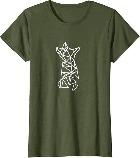 Fuchs Geometrisch Print Polygon Fox Low Poly Design Fuchs T-Shirt