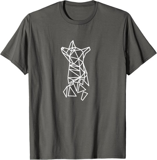 Fuchs Geometrisch Print Polygon Fox Low Poly Design Fuchs T-Shirt