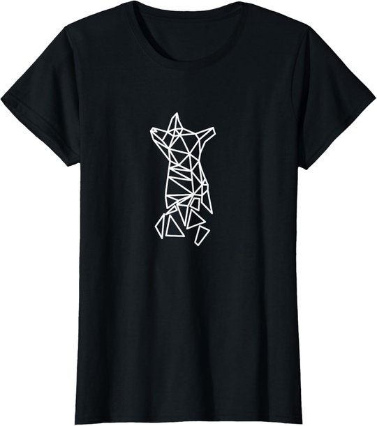 Fuchs Geometrisch Print Polygon Fox Low Poly Design Fuchs T-Shirt