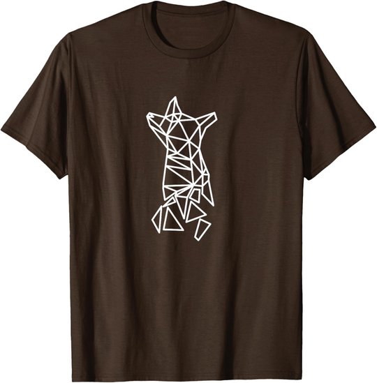 Fuchs Geometrisch Print Polygon Fox Low Poly Design Fuchs T-Shirt