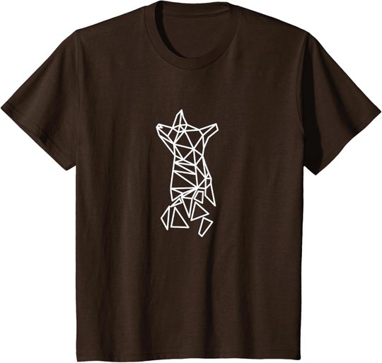 Fuchs Geometrisch Print Polygon Fox Low Poly Design Fuchs T-Shirt