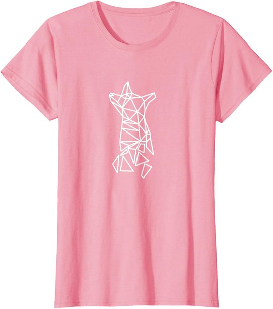 Fuchs Geometrisch Print Polygon Fox Low Poly Design Fuchs T-Shirt