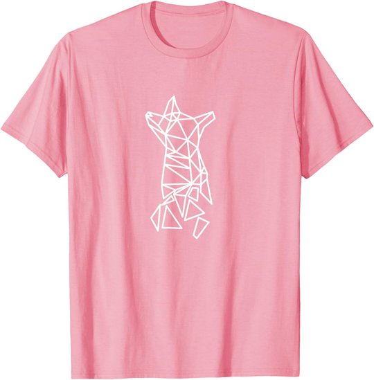 Fuchs Geometrisch Print Polygon Fox Low Poly Design Fuchs T-Shirt
