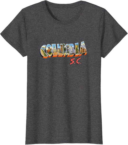 Columbia South Carolina SC Retro Vintage T-Shirt