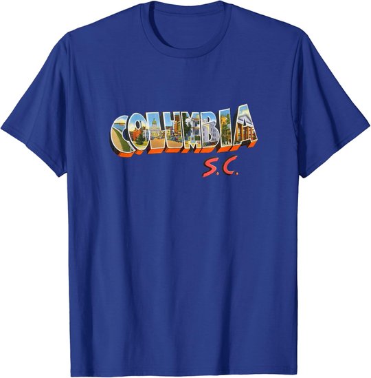 Columbia South Carolina SC Retro Vintage T-Shirt