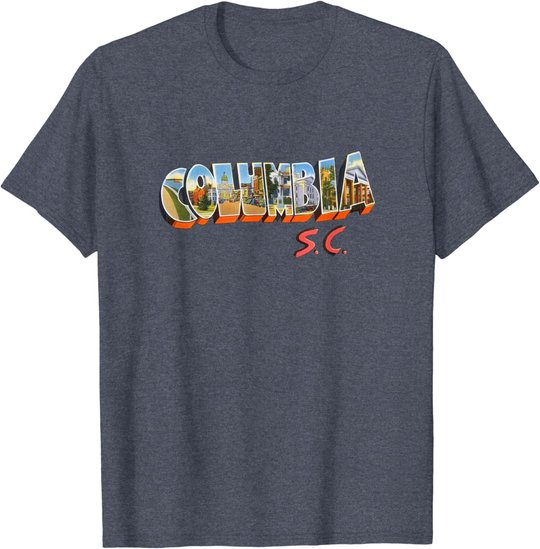 Columbia South Carolina SC Retro Vintage T-Shirt