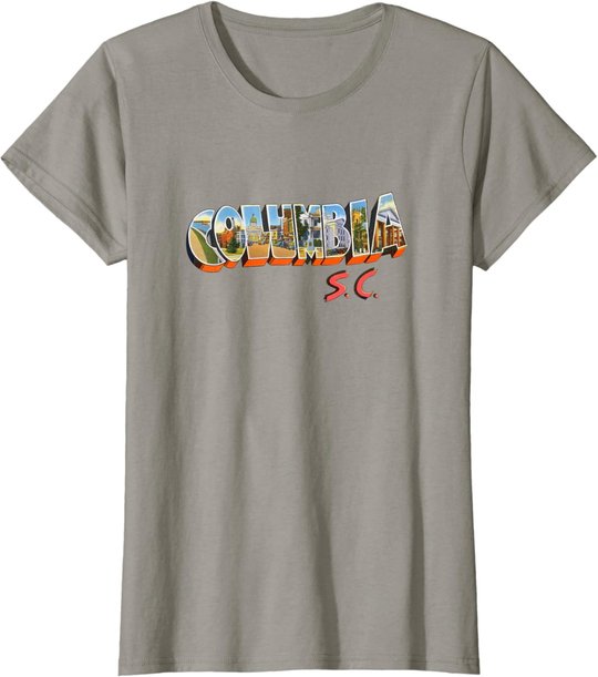 Columbia South Carolina SC Retro Vintage T-Shirt
