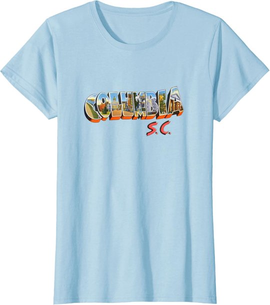 Columbia South Carolina SC Retro Vintage T-Shirt