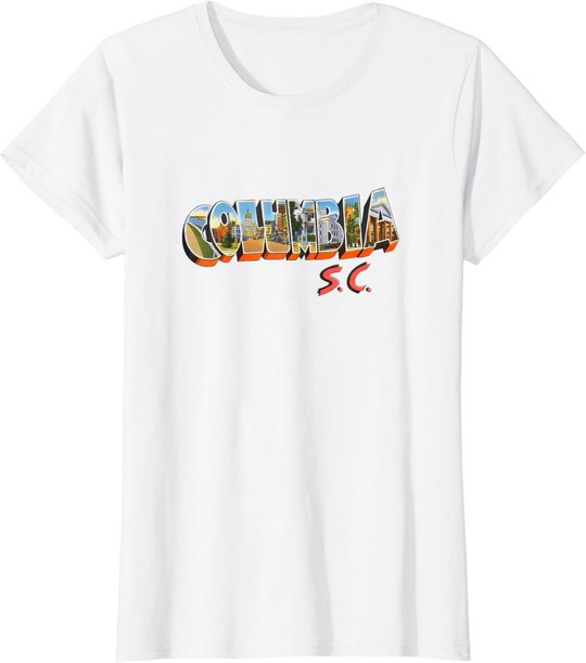 Columbia South Carolina SC Retro Vintage T-Shirt
