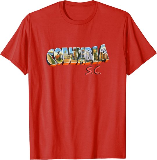 Columbia South Carolina SC Retro Vintage T-Shirt