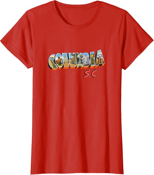 Columbia South Carolina SC Retro Vintage T-Shirt