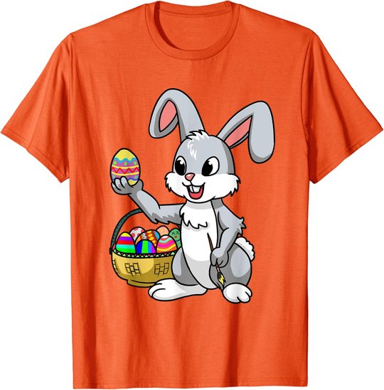 Osterhase Eier bemalen Kinder niedlich Hase Ostereier T-Shirt