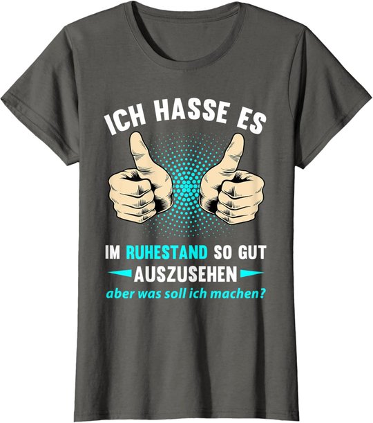 Rentner Rente Ruhestand Pension Pensionierung Geschenk T-Shirt