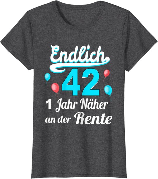 42. Geburtstag Mann 42 Jahre 42.Ehrentag Frau Jahrgang 1980 T-Shirt